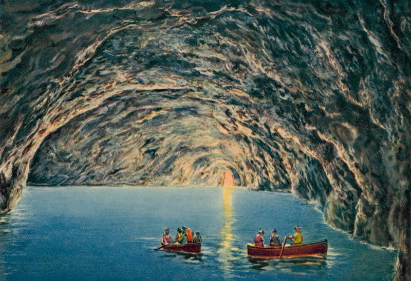 Capri : Grotta Azzurra (photo en couleur) - Italian Photographer