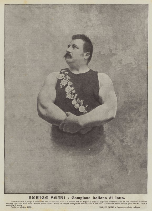 Enrico Scuri, champion italien de lutte - Italian Photographer