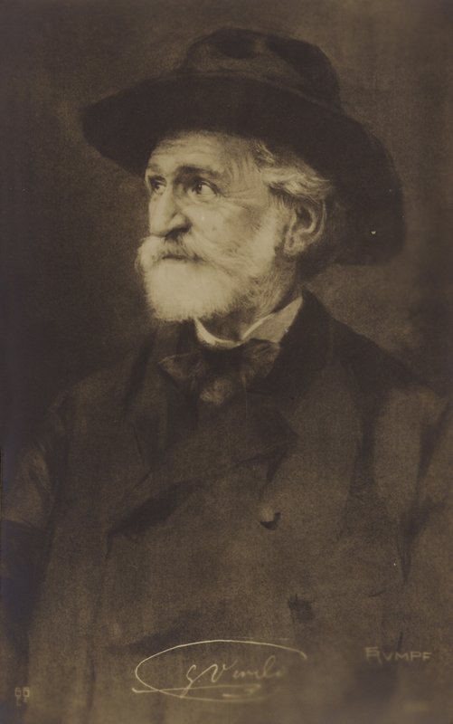 Portrait de Giuseppe Verdi - Italian Photographer