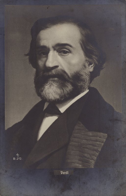 Portrait de Giuseppe Verdi - Italian Photographer