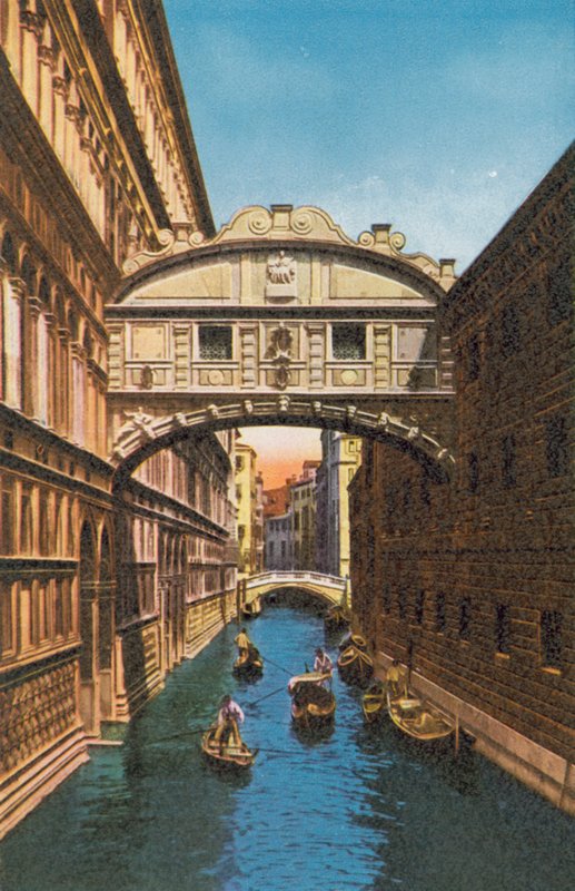 Venise/Venise : Pont des Soupirs (photo en couleur) - Italian Photographer