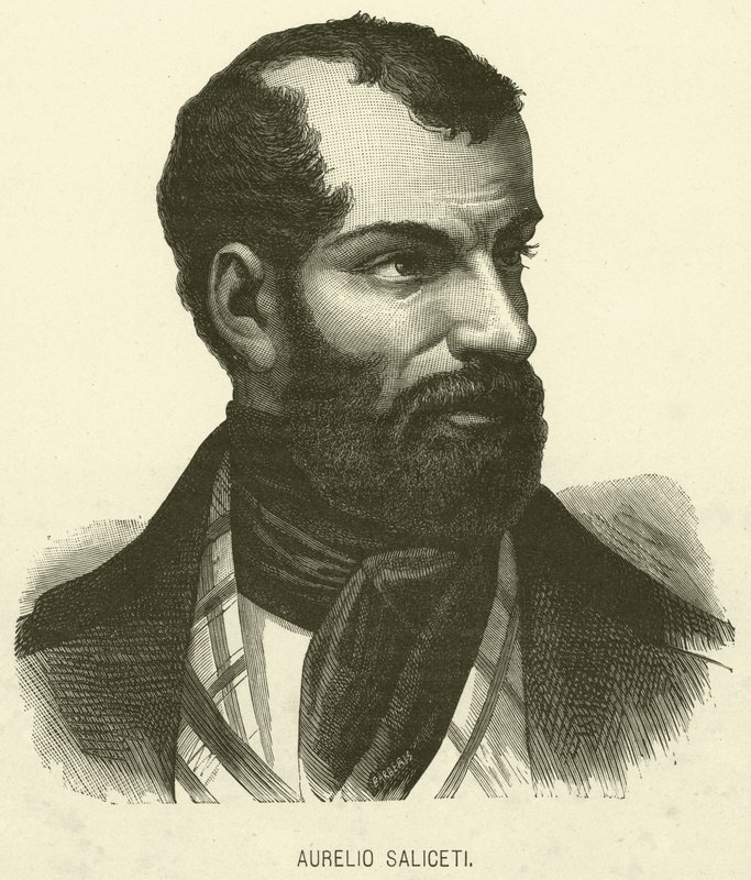 Aurelio Saliceti (gravure) - Italian School
