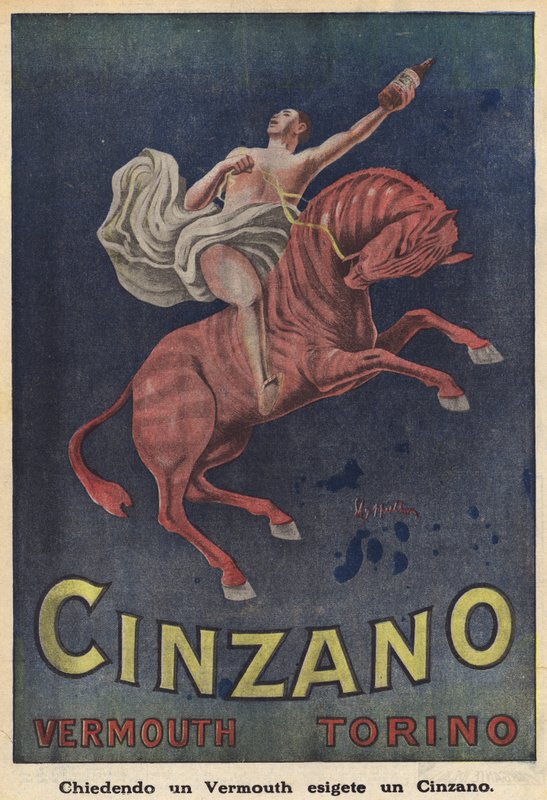 Cinzano Vermouth Turin (lithographie couleur) - Italian School