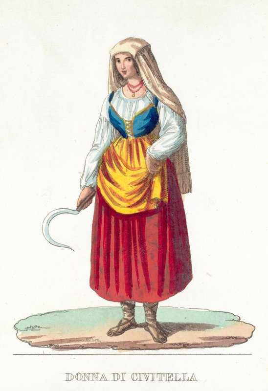 Donna Di Civitella - Italian School