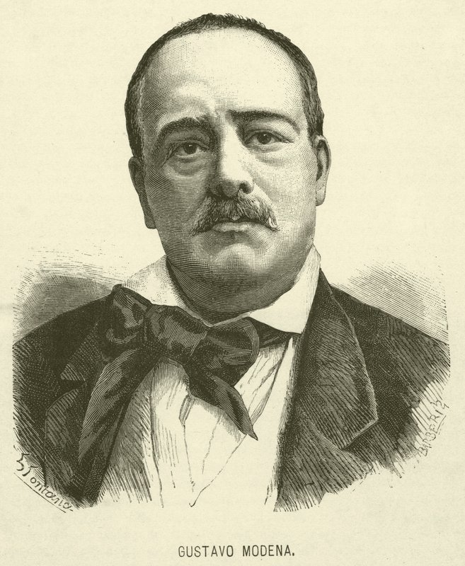 Gustavo Modena (gravure) - Italian School