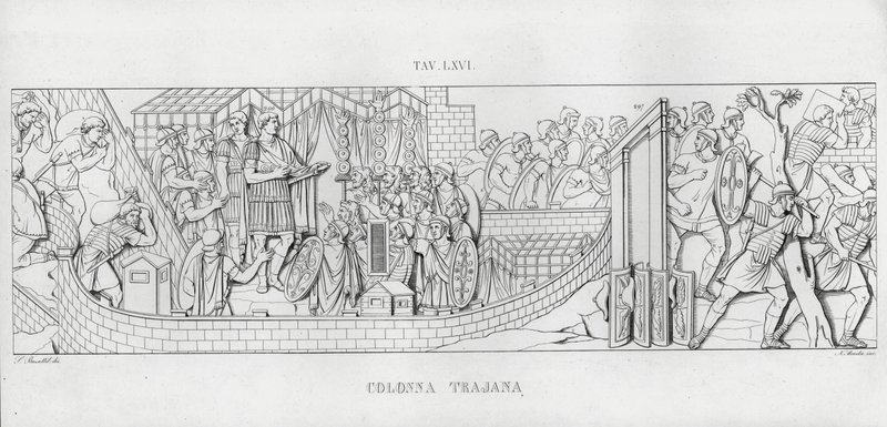 La Colonne Trajane (gravure) - Italian School