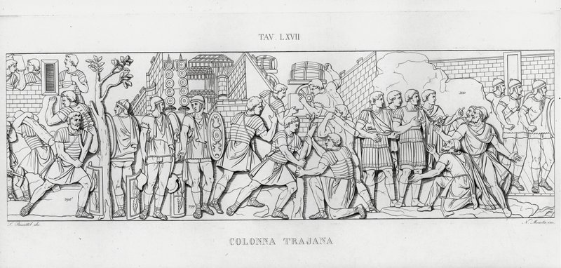 La Colonne Trajane (gravure) - Italian School