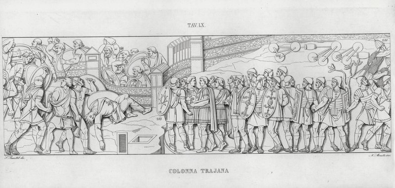 La Colonne Trajane - Italian School