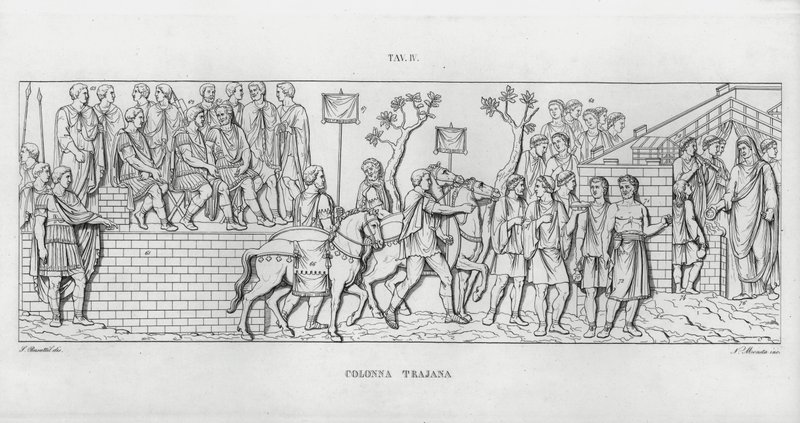 La Colonne Trajane - Italian School