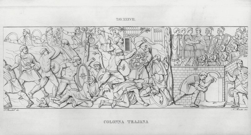 La Colonne Trajane - Italian School