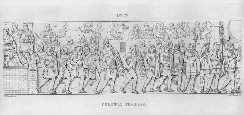La Colonne Trajane (gravure) - Italian School