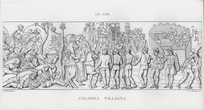 La Colonne Trajane - Italian School