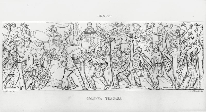 La Colonne Trajane - Italian School