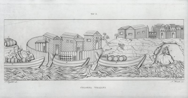 La Colonne Trajane - Italian School