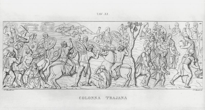 La Colonne Trajane - Italian School