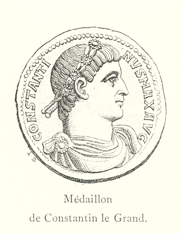 Médaillon de Constantin le Grand - Italian School