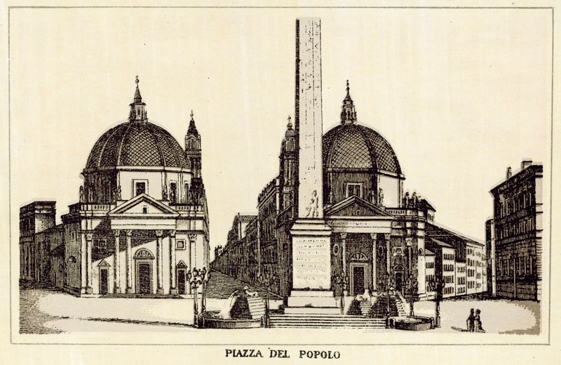 Rome : Piazza Del Popolo - Italian School