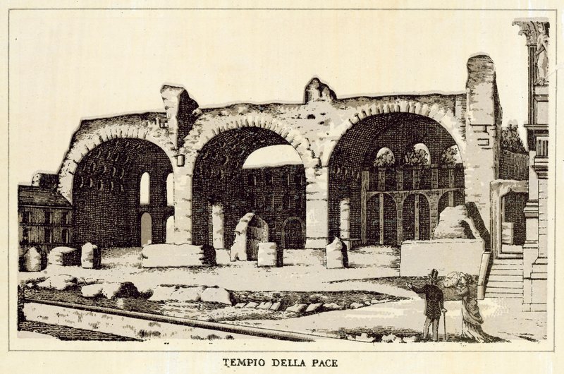 Rome : Temple de la Paix - Italian School