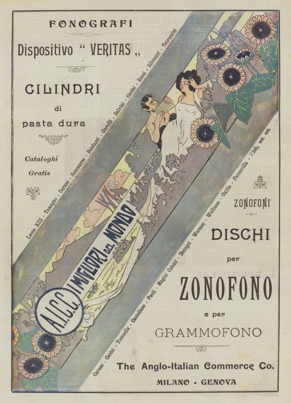 The Anglo-Italian Commerce Co (lithographie couleur) - Italian School