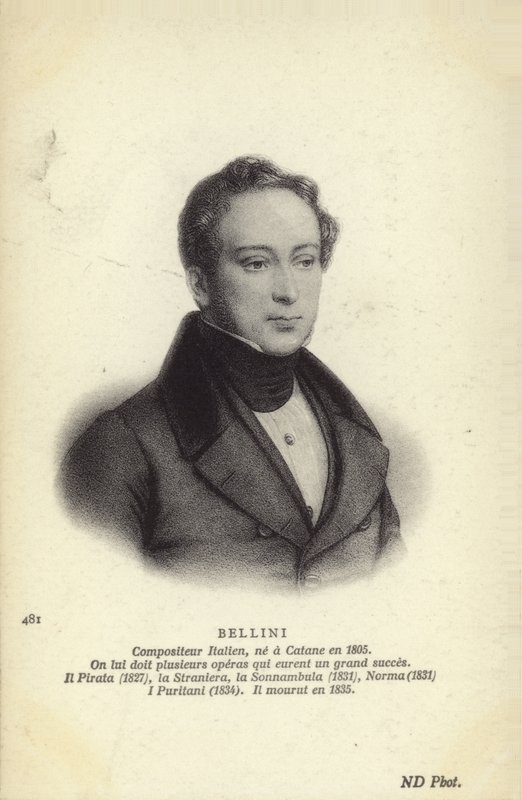 Vincenzo Bellini, compositeur d