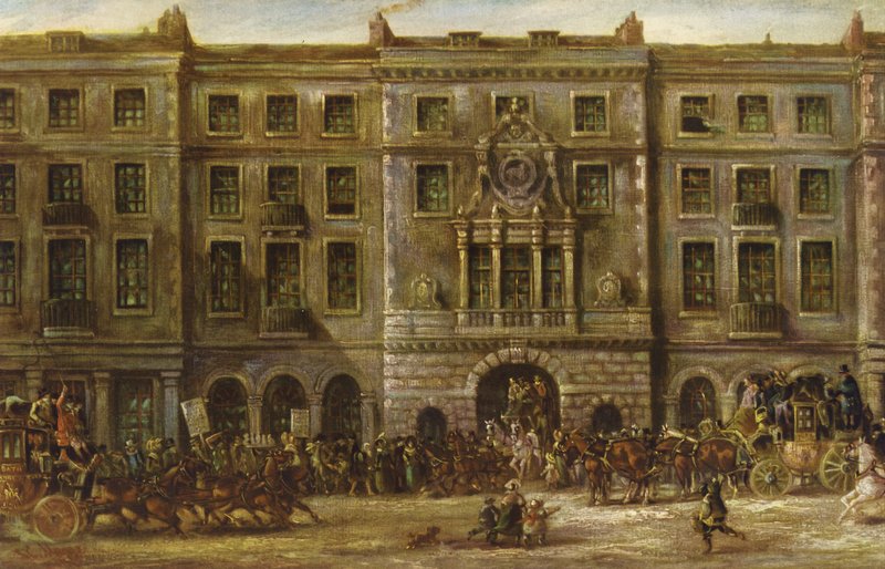 Le Taureau et la Bouche, Aldersgate Street, City, Londres - J.C. Maggs