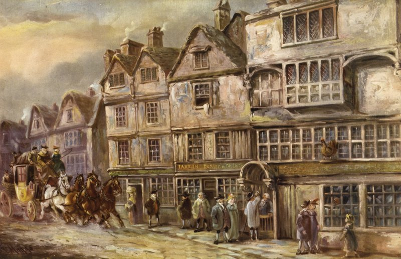 The Cock Tavern, Bishopsgate Street, Londres - J.C. Maggs