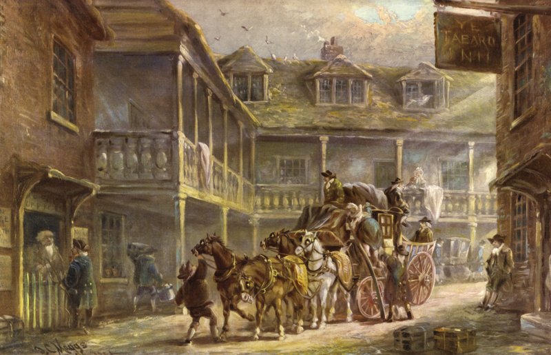 The Tabard Inn, Southwark, Londres - J.C. Maggs