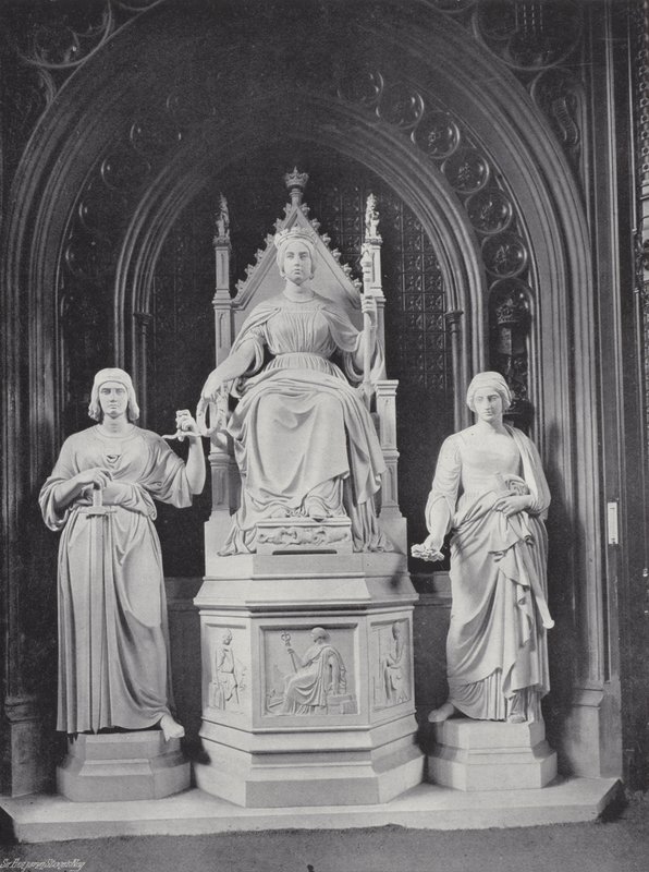 Statue de la reine Victoria - J. Benjamin Stone