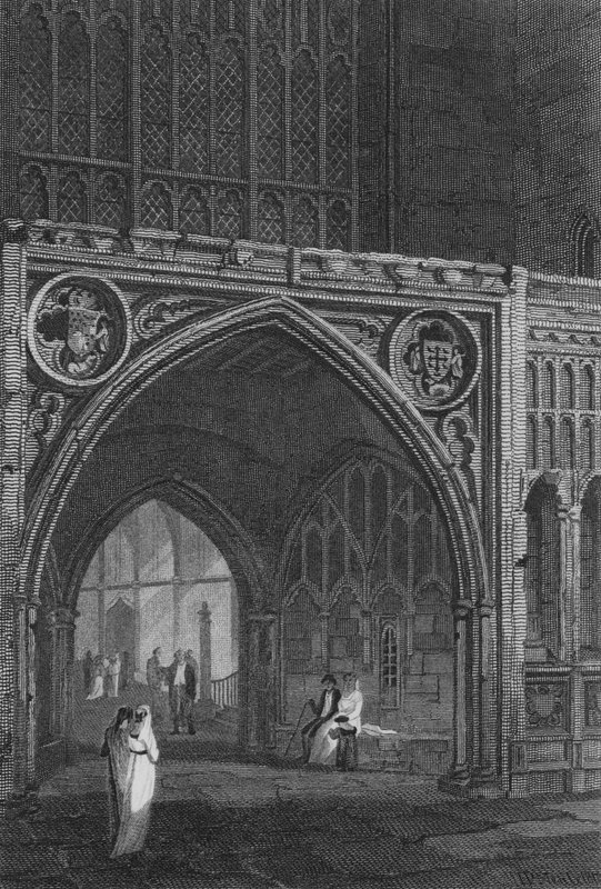 Westminster Hall, entrée est - John Preston Neale