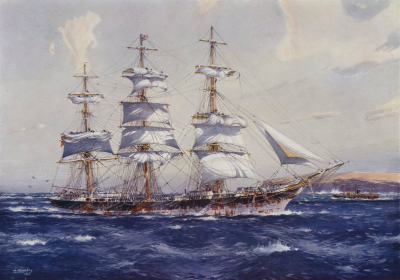 Navire à voile Antiope - Jack after Spurling