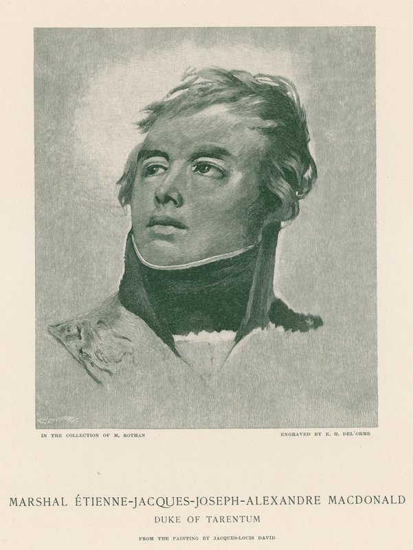 Maréchal Étienne-Jacques-Joseph-Alexandre Macdonald - Jacques Louis David
