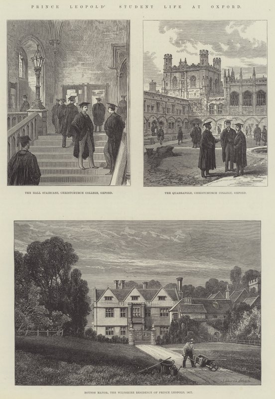 La vie étudiante du Prince Léopold à Oxford - James Burrell Smith