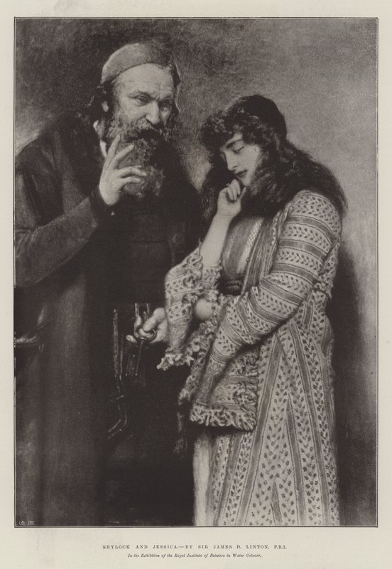 Shylock et Jessica, dans l