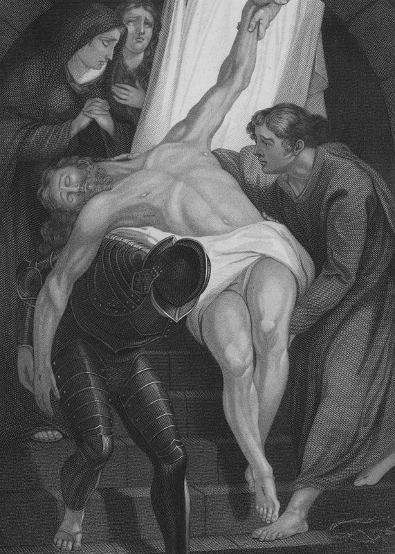 La Mise au tombeau du Christ - James (after) Northcote