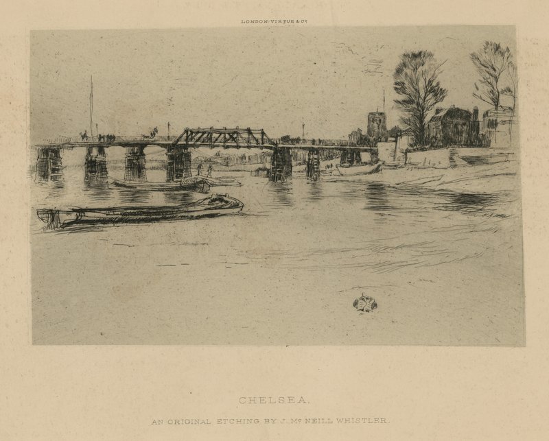 Vue générale de Chelsea - James Abbott McNeill Whistler