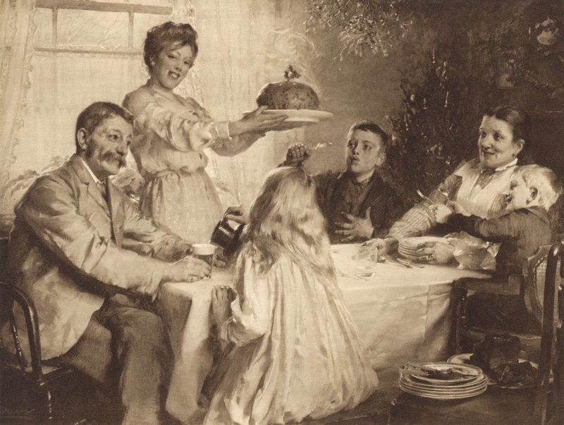 Le pudding de Noël - James Clark