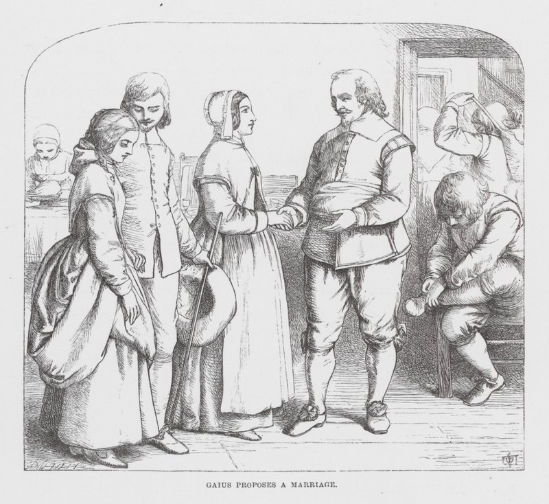 Gaius propose un mariage - James Dawson Watson