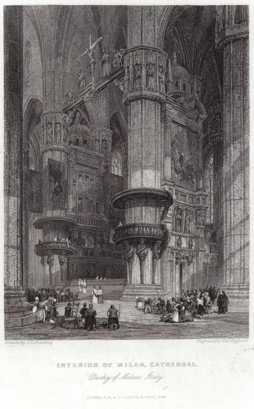Intérieur de la Cathédrale de Milan - James Duffield Harding