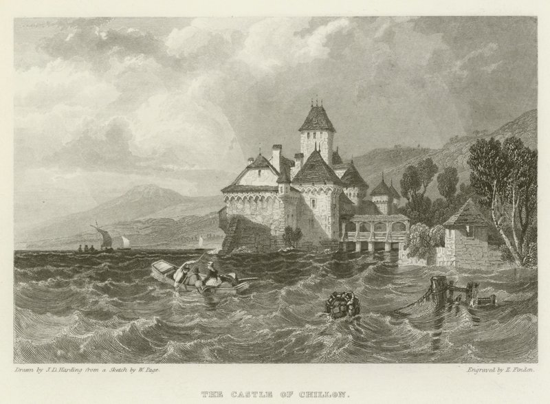 Le Château de Chillon - James Duffield Harding