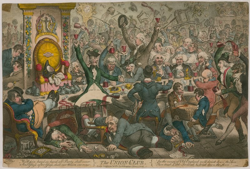 Le Union Club - James Gillray