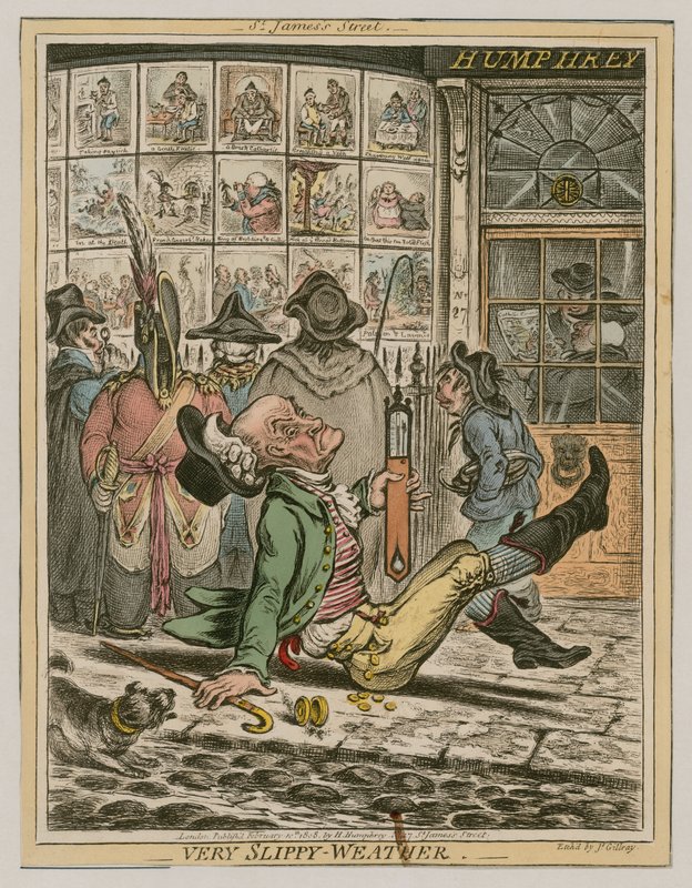 Temps Très Glissant - James Gillray