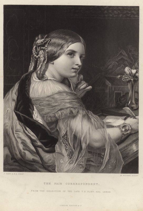 La belle correspondante - James Sant
