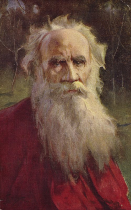 Léon Tolstoï, romancier russe - Jan Styka