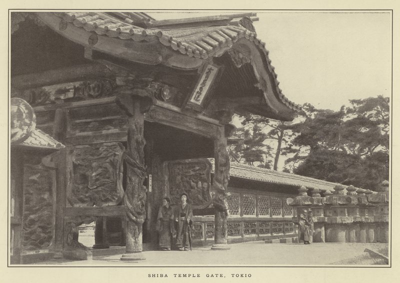 Porte du temple Shiba, Tokyo - Japanese Photographer