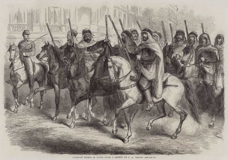 Spahis algériens à Paris - Jean Adolphe Beauce