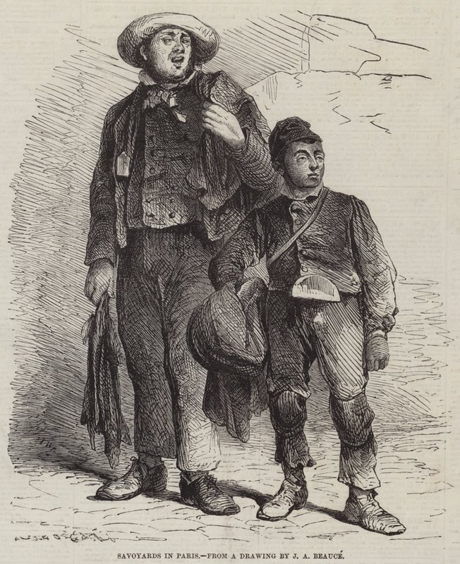 Savoyards à Paris - Jean Adolphe Beauce