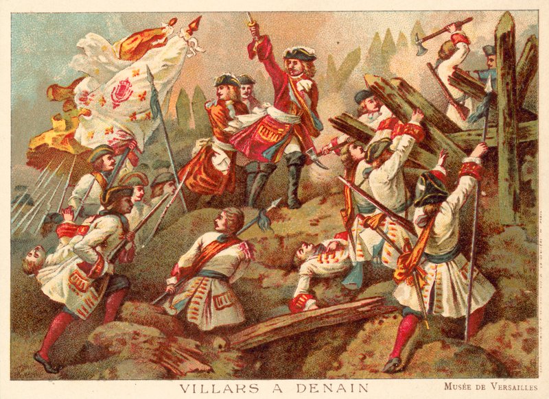 Le Maréchal Villars à la Bataille de Denain, France, 1712 - Jean Alaux