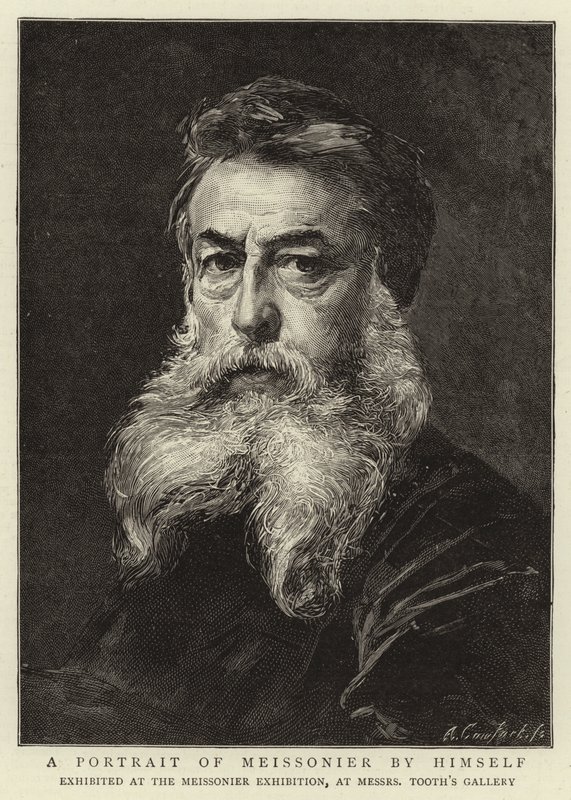Un portrait de Meissonier par lui-même - Jean Louis Ernest Meissonier
