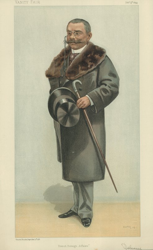 M Théophile Delcassé (lithographie en couleur) - Jean Baptiste (after) Guth