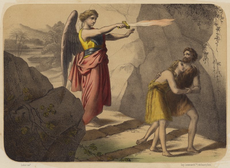 Le Paradis perdu - Jean Baptiste Auguste Leloir